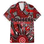Personalised Bombers NAIDOC Week 2024 Family Matching Mermaid Dress and Hawaiian Shirt Aussie Aboriginal Art
