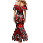 Personalised Bombers NAIDOC Week 2024 Family Matching Mermaid Dress and Hawaiian Shirt Aussie Aboriginal Art