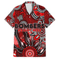 Personalised Bombers NAIDOC Week 2024 Family Matching Puletasi and Hawaiian Shirt Aussie Aboriginal Art