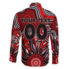 Personalised Bombers NAIDOC Week 2024 Family Matching Puletasi and Hawaiian Shirt Aussie Aboriginal Art