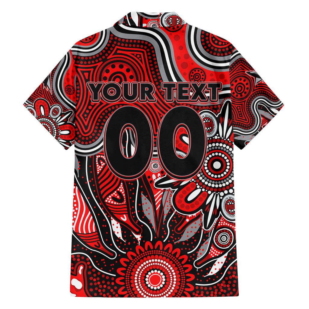 Personalised Bombers NAIDOC Week 2024 Family Matching Summer Maxi Dress and Hawaiian Shirt Aussie Aboriginal Art