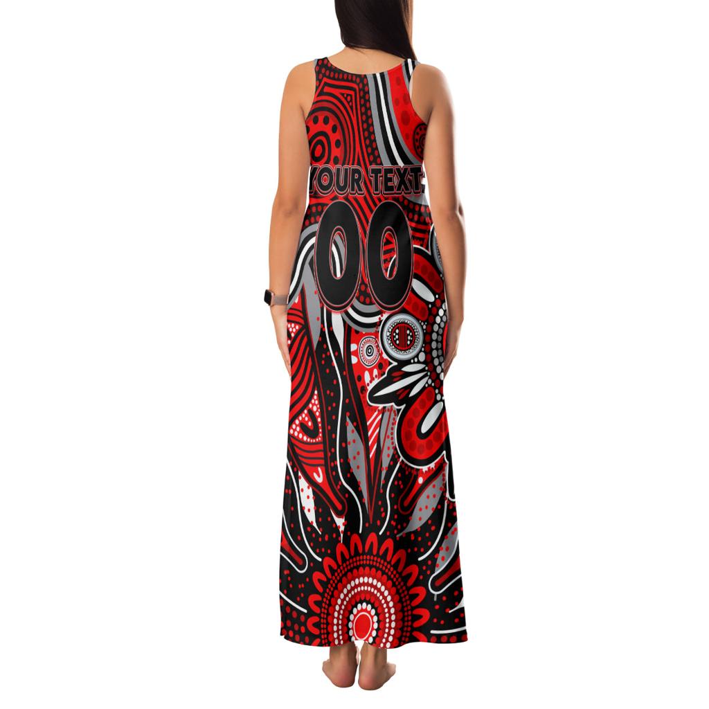 Personalised Bombers NAIDOC Week 2024 Family Matching Tank Maxi Dress and Hawaiian Shirt Aussie Aboriginal Art