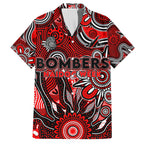 Personalised Bombers NAIDOC Week 2024 Hawaiian Shirt Aussie Aboriginal Art
