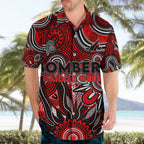 Personalised Bombers NAIDOC Week 2024 Hawaiian Shirt Aussie Aboriginal Art