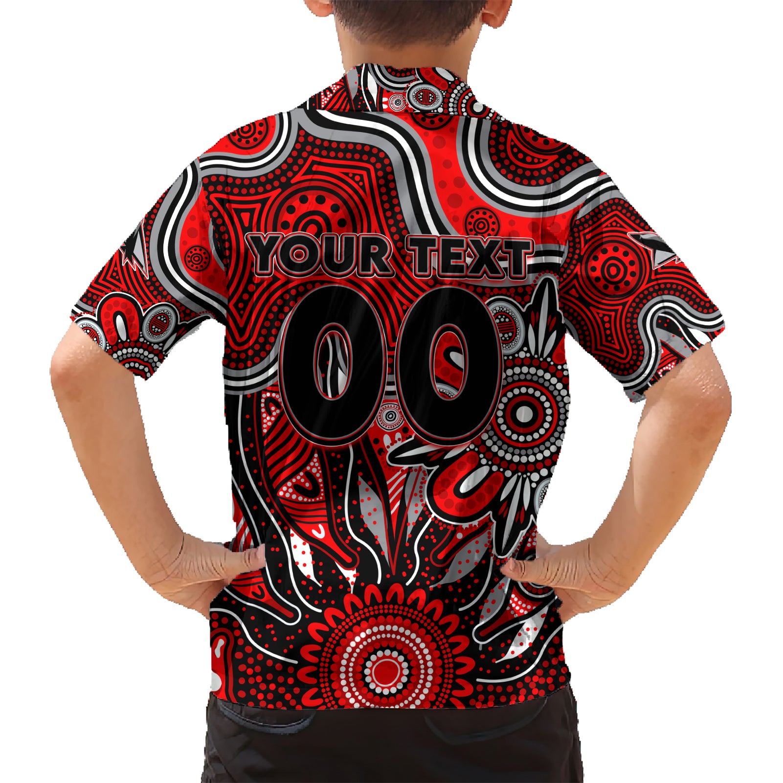 Personalised Bombers NAIDOC Week 2024 Hawaiian Shirt Aussie Aboriginal Art