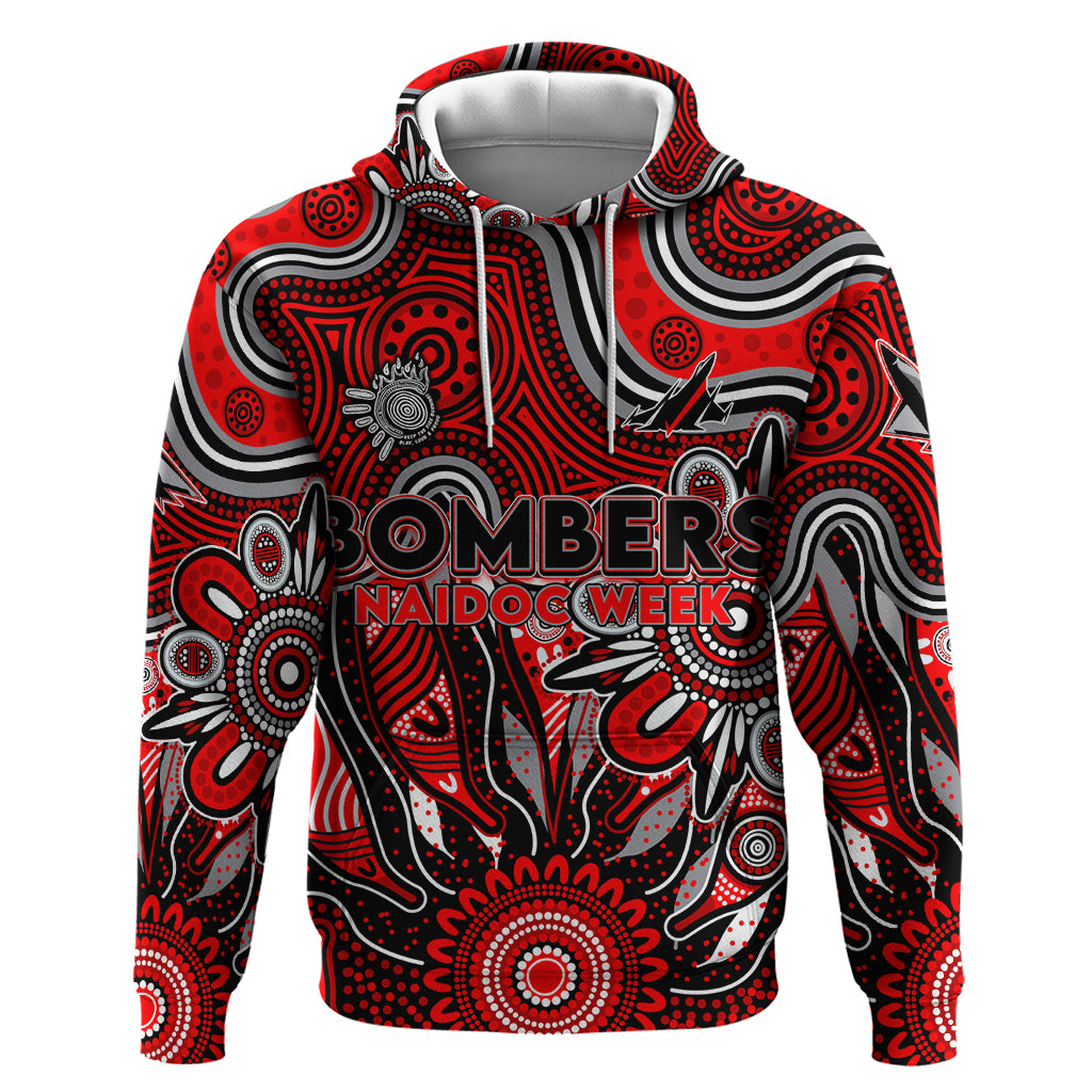 Personalised Bombers NAIDOC Week 2024 Hoodie Aussie Aboriginal Art