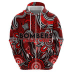 Personalised Bombers NAIDOC Week 2024 Hoodie Aussie Aboriginal Art