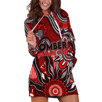 Personalised Bombers NAIDOC Week 2024 Hoodie Dress Aussie Aboriginal Art