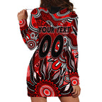 Personalised Bombers NAIDOC Week 2024 Hoodie Dress Aussie Aboriginal Art