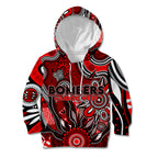Personalised Bombers NAIDOC Week 2024 Kid Hoodie Aussie Aboriginal Art