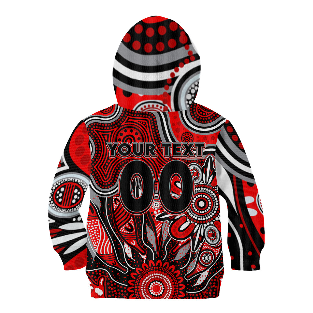 Personalised Bombers NAIDOC Week 2024 Kid Hoodie Aussie Aboriginal Art