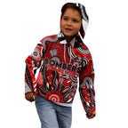 Personalised Bombers NAIDOC Week 2024 Kid Hoodie Aussie Aboriginal Art