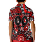 Personalised Bombers NAIDOC Week 2024 Kid Polo Shirt Aussie Aboriginal Art