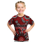 Personalised Bombers NAIDOC Week 2024 Kid T Shirt Aussie Aboriginal Art
