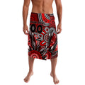Personalised Bombers NAIDOC Week 2024 Lavalava Aussie Aboriginal Art
