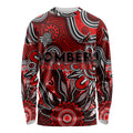 Personalised Bombers NAIDOC Week 2024 Long Sleeve Shirt Aussie Aboriginal Art