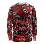 Personalised Bombers NAIDOC Week 2024 Long Sleeve Shirt Aussie Aboriginal Art