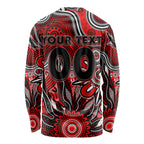 Personalised Bombers NAIDOC Week 2024 Long Sleeve Shirt Aussie Aboriginal Art
