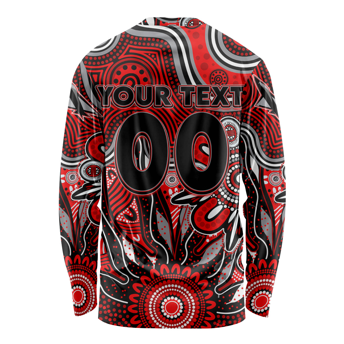 Personalised Bombers NAIDOC Week 2024 Long Sleeve Shirt Aussie Aboriginal Art