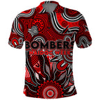 Personalised Bombers NAIDOC Week 2024 Polo Shirt Aussie Aboriginal Art