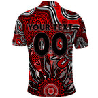 Personalised Bombers NAIDOC Week 2024 Polo Shirt Aussie Aboriginal Art