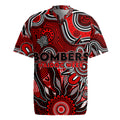 Personalised Bombers NAIDOC Week 2024 Rugby Jersey Aussie Aboriginal Art