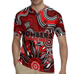 Personalised Bombers NAIDOC Week 2024 Rugby Jersey Aussie Aboriginal Art