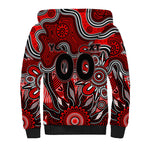 Personalised Bombers NAIDOC Week 2024 Sherpa Hoodie Aussie Aboriginal Art