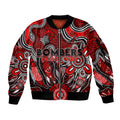Personalised Bombers NAIDOC Week 2024 Sleeve Zip Bomber Jacket Aussie Aboriginal Art