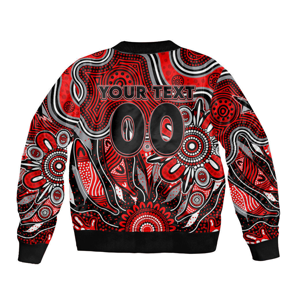 Personalised Bombers NAIDOC Week 2024 Sleeve Zip Bomber Jacket Aussie Aboriginal Art