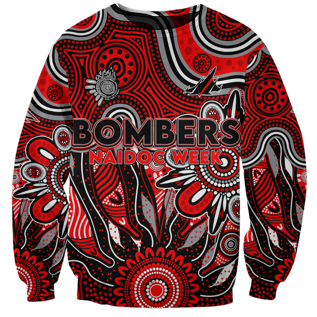 Personalised Bombers NAIDOC Week 2024 Sweatshirt Aussie Aboriginal Art