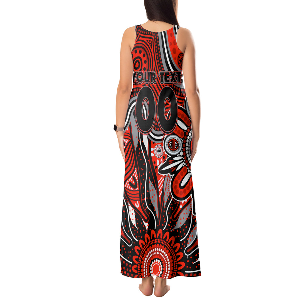 Personalised Bombers NAIDOC Week 2024 Tank Maxi Dress Aussie Aboriginal Art