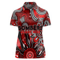 Personalised Bombers NAIDOC Week 2024 Women Polo Shirt Aussie Aboriginal Art