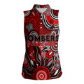 Personalised Bombers NAIDOC Week 2024 Women Sleeveless Polo Shirt Aussie Aboriginal Art