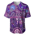 Personalised Freo NAIDOC Week 2024 Baseball Jersey Aussie Aboriginal Art