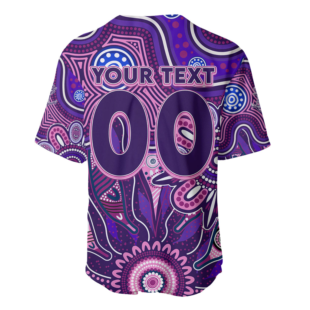 Personalised Freo NAIDOC Week 2024 Baseball Jersey Aussie Aboriginal Art