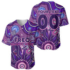Personalised Freo NAIDOC Week 2024 Baseball Jersey Aussie Aboriginal Art