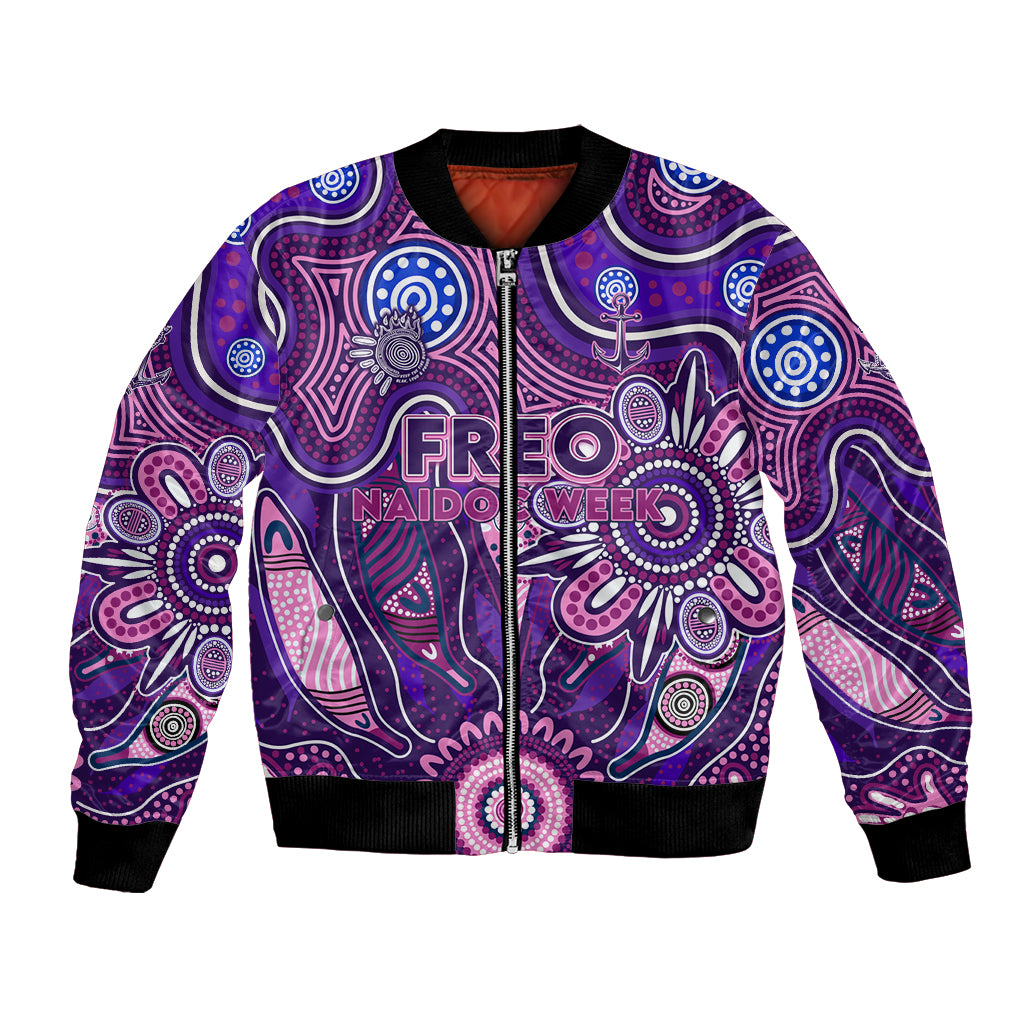 Personalised Freo NAIDOC Week 2024 Bomber Jacket Aussie Aboriginal Art