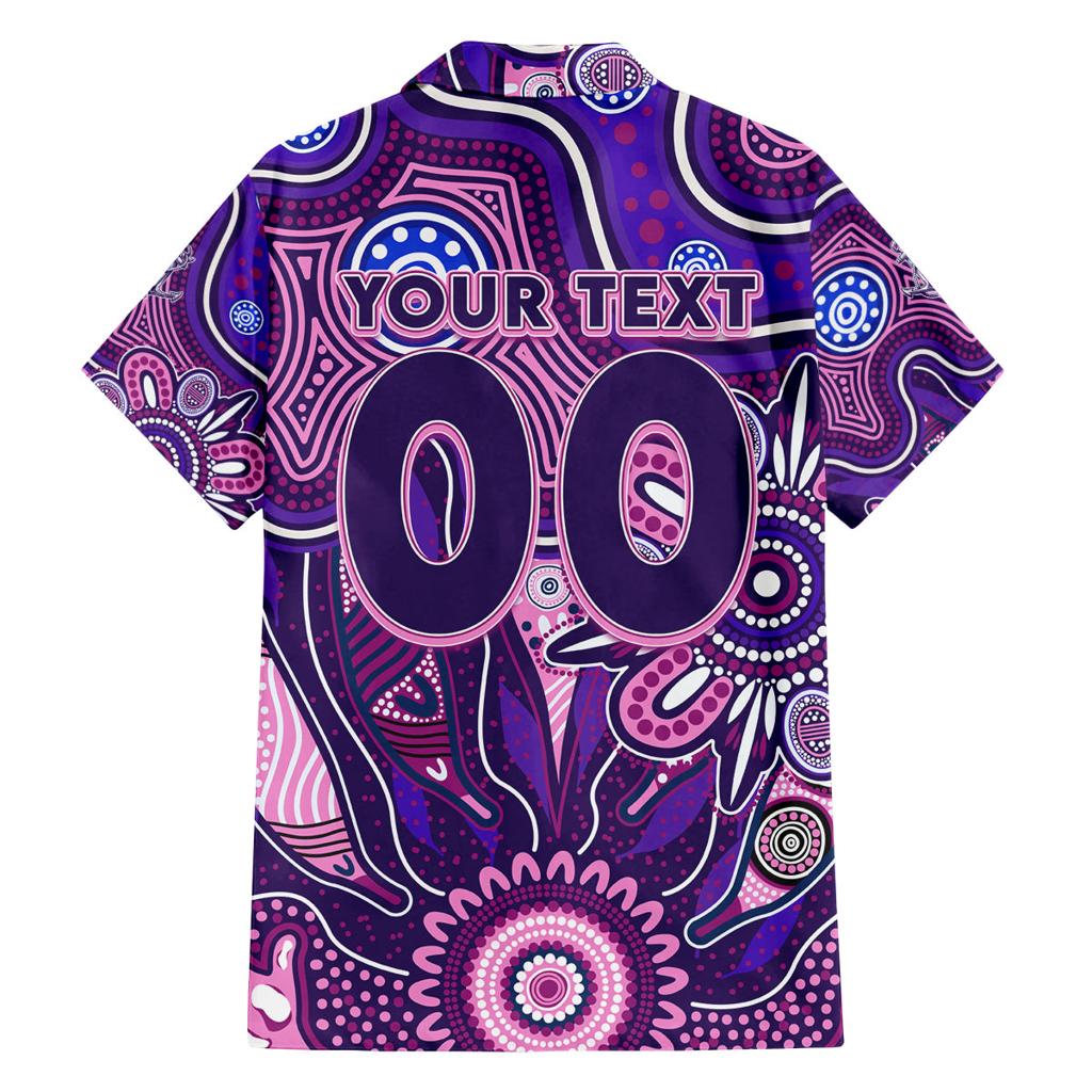 Personalised Freo NAIDOC Week 2024 Family Matching Long Sleeve Bodycon Dress and Hawaiian Shirt Aussie Aboriginal Art