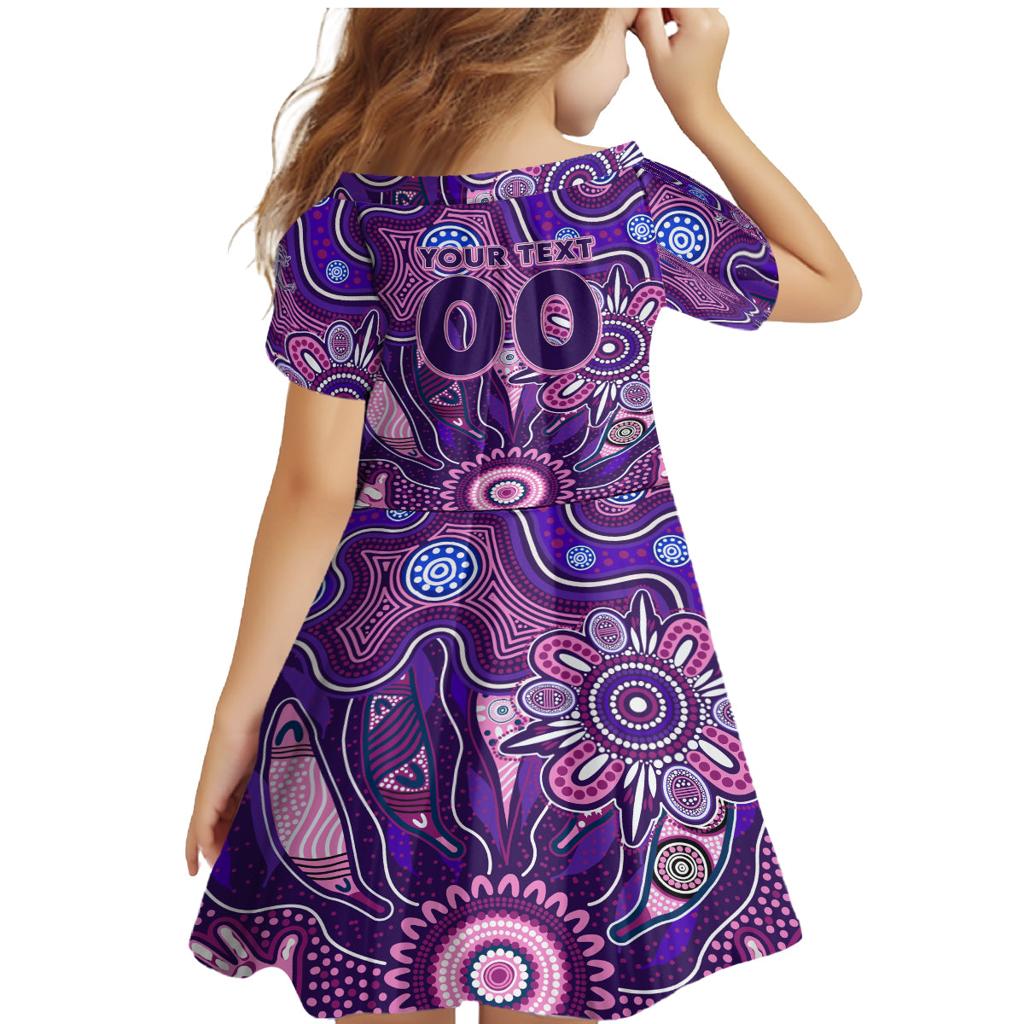 Personalised Freo NAIDOC Week 2024 Family Matching Mermaid Dress and Hawaiian Shirt Aussie Aboriginal Art