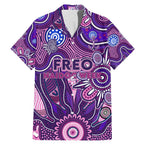 Personalised Freo NAIDOC Week 2024 Family Matching Mermaid Dress and Hawaiian Shirt Aussie Aboriginal Art