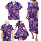 Personalised Freo NAIDOC Week 2024 Family Matching Puletasi and Hawaiian Shirt Aussie Aboriginal Art