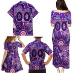 Personalised Freo NAIDOC Week 2024 Family Matching Puletasi and Hawaiian Shirt Aussie Aboriginal Art