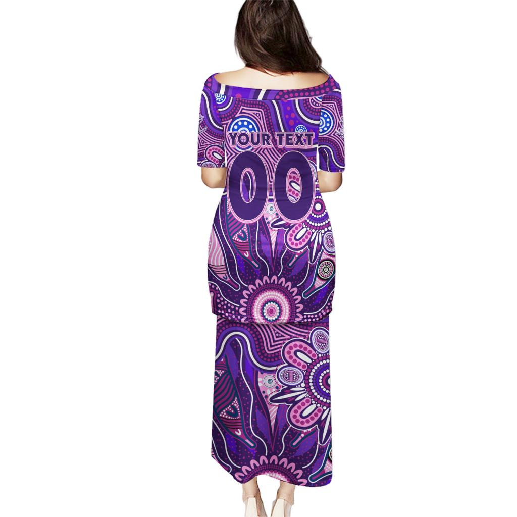 Personalised Freo NAIDOC Week 2024 Family Matching Puletasi and Hawaiian Shirt Aussie Aboriginal Art
