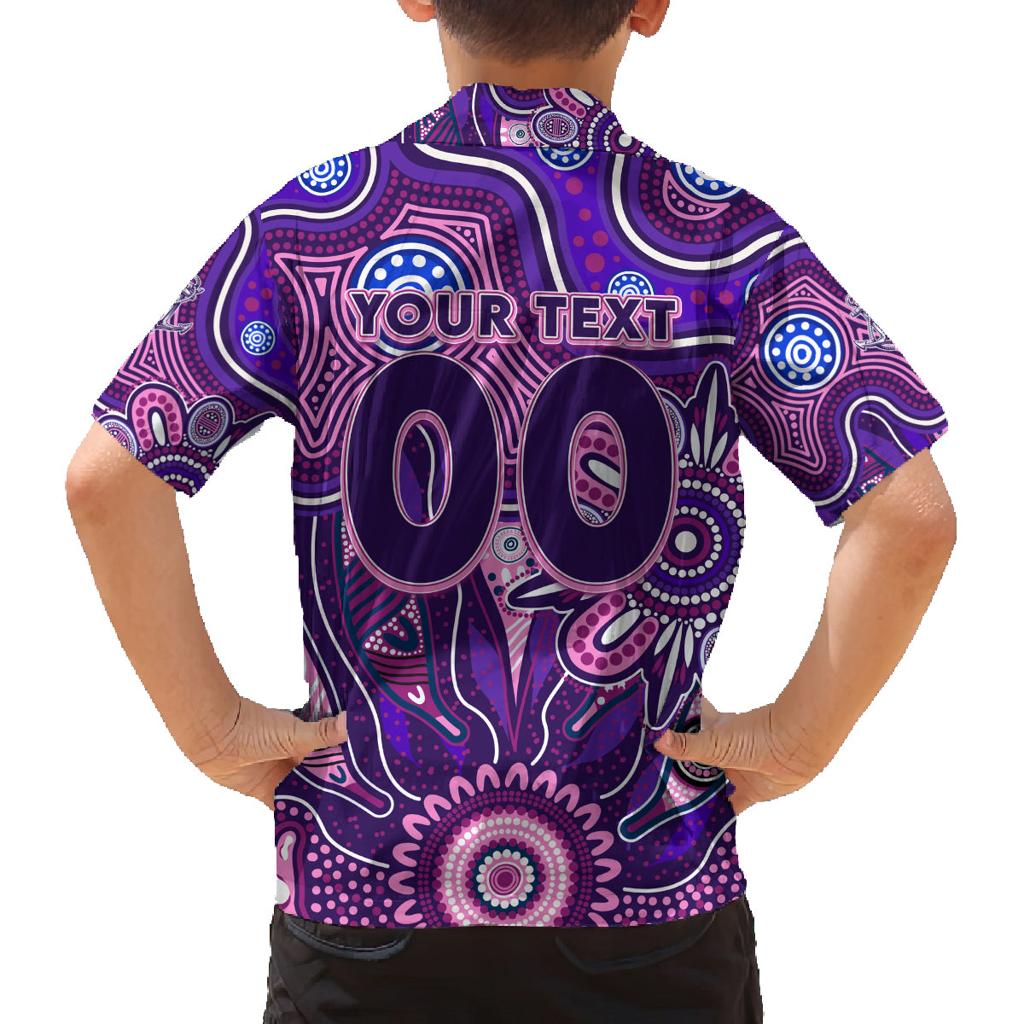 Personalised Freo NAIDOC Week 2024 Family Matching Summer Maxi Dress and Hawaiian Shirt Aussie Aboriginal Art
