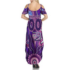 Personalised Freo NAIDOC Week 2024 Family Matching Summer Maxi Dress and Hawaiian Shirt Aussie Aboriginal Art