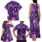 Personalised Freo NAIDOC Week 2024 Family Matching Tank Maxi Dress and Hawaiian Shirt Aussie Aboriginal Art