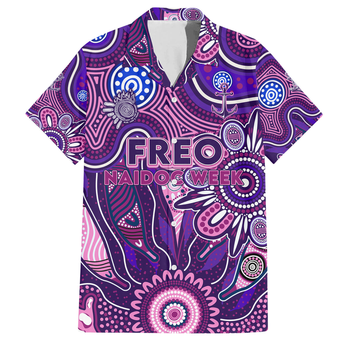 Personalised Freo NAIDOC Week 2024 Hawaiian Shirt Aussie Aboriginal Art
