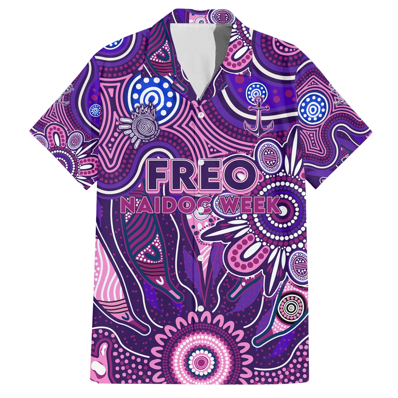 Personalised Freo NAIDOC Week 2024 Hawaiian Shirt Aussie Aboriginal Art