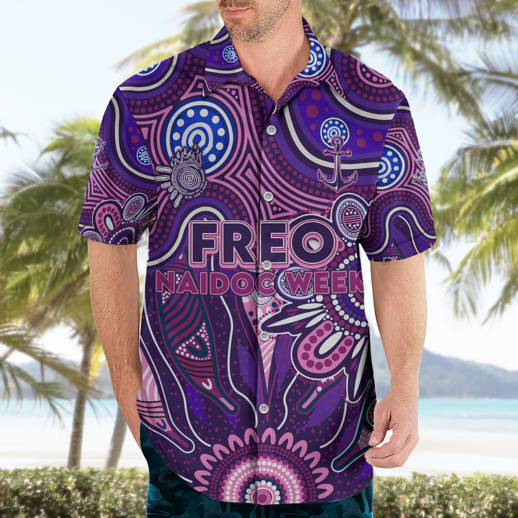 Personalised Freo NAIDOC Week 2024 Hawaiian Shirt Aussie Aboriginal Art